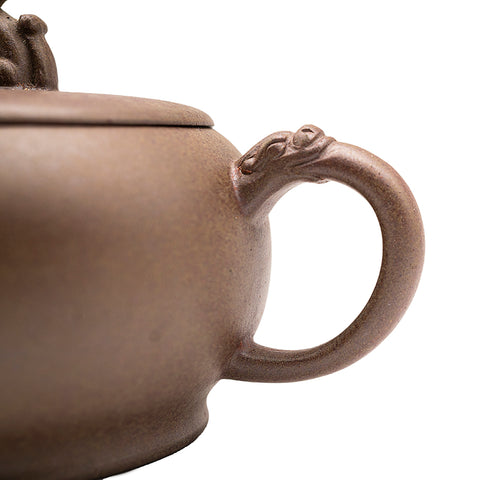 Beast Twist yixing clay woodfired teapot # 94835