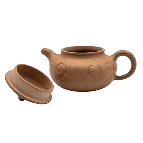 Copper Twist Kessel Yixing-Ton Holzgefeuerter Teekessel # 94836
