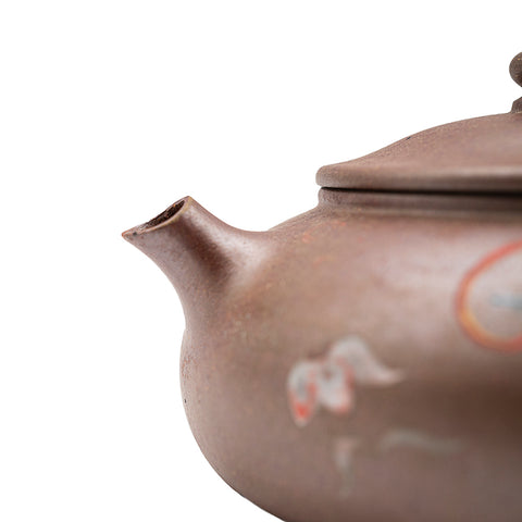 Fairy Flat yixing clay woodfired teapot # 94838