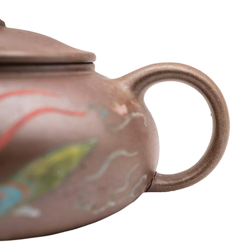 Fairy Flat yixing clay woodfired teapot # 94838