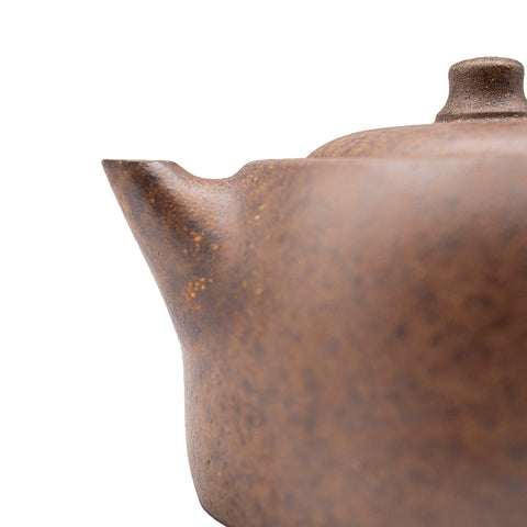 Convex Cover Han Tile yixing clay woodfired teapot # 94839