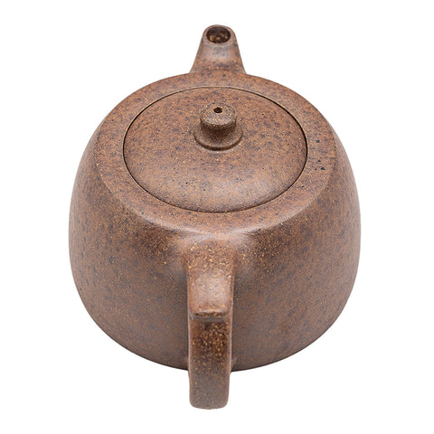 Convex Cover Han Tile yixing clay woodfired teapot # 94839