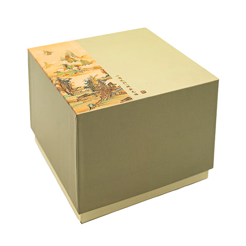 Lotus Yixing-Ton Holzgebrühte Teekanne # 94840