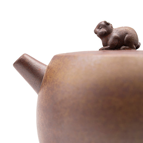 Beast Twist yixing clay woodfired teapot # 94844