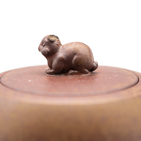 Beast Twist yixing clay woodfired teapot # 94844