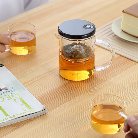 Convenient Glass Teapot with infuser 350 ml # 22867