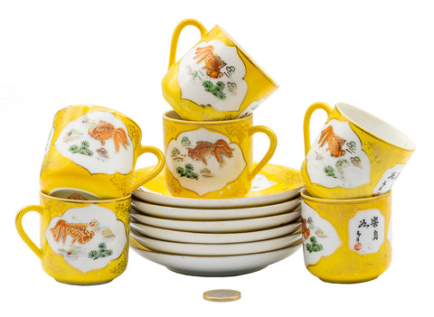 Cups set, Japan, vintage, mid XX century #93057