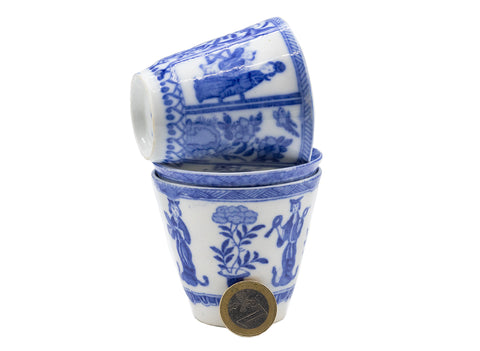 Vintage cups set, porcelain #93062