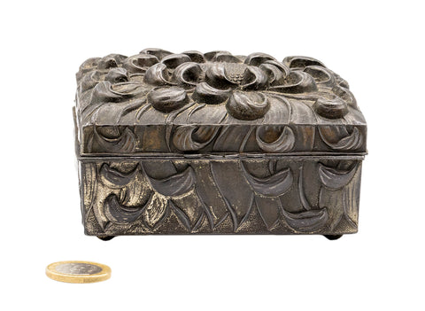 Vintage box, metal, wood #93063