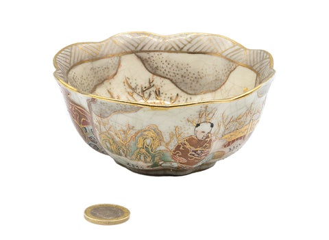 Vintage bowl, Japan, handpainted, late XX century #93077