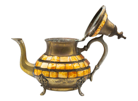 Teapot, copper, decorative, Vintage #93078