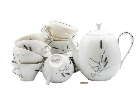 Tea set, Bavaria, porcelain, vintage #93079