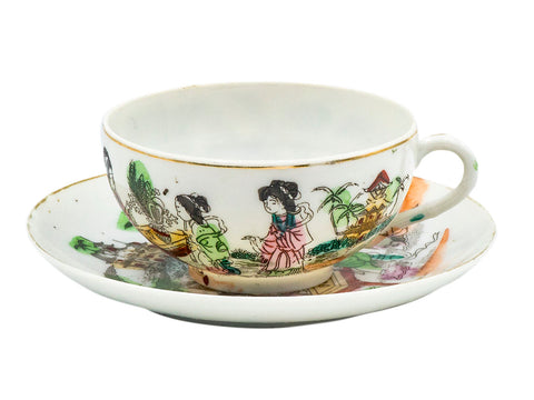 Vintage Japanese porcelain cups # 93188