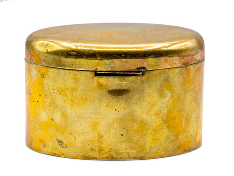 Vintage metal box for tea # 93195