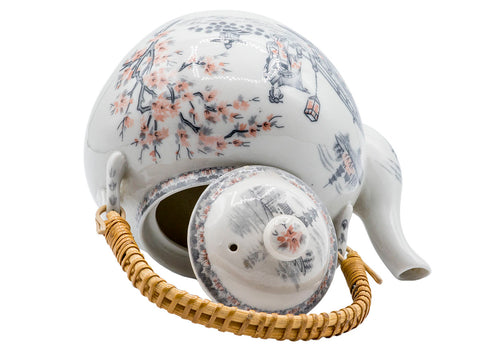 Japanese vintage porcelain teapot # 93209