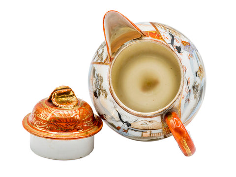 Japanisches Porzellan handbemaltes Vintage-Top Nr. 93221
