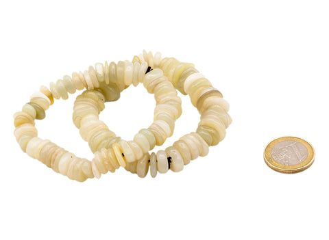 White Hotan Jade Bracelet  # 93136