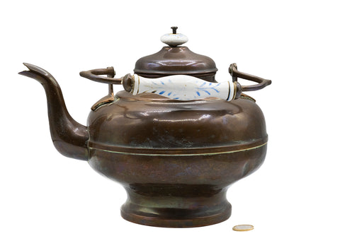 Vintage copper decorative teapot # 93144