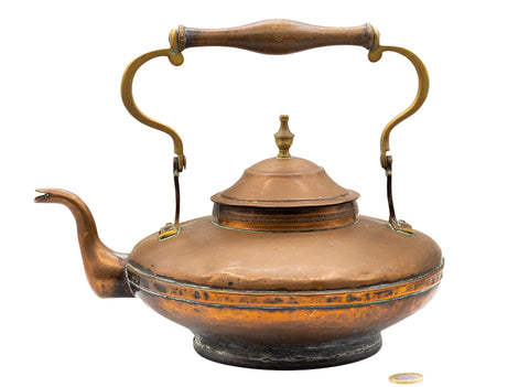 Vintage copper decorative teapot # 93145