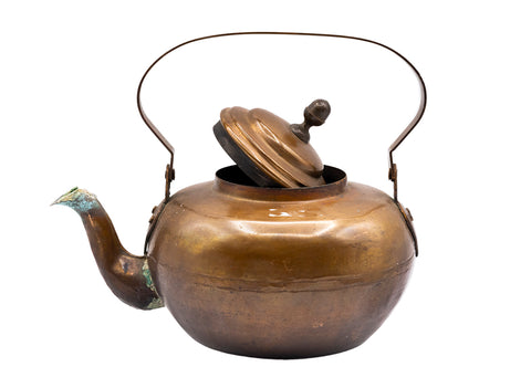 Vintage copper decorative teapot # 93149