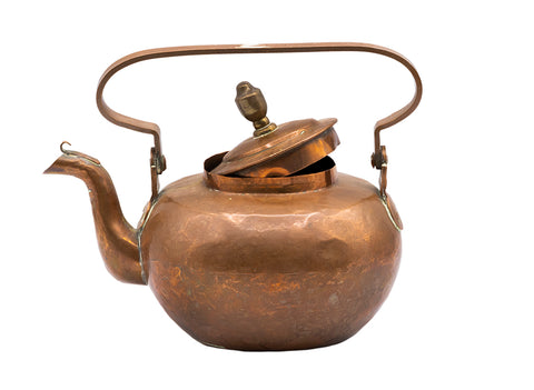 Vintage copper decorative teapot # 93150