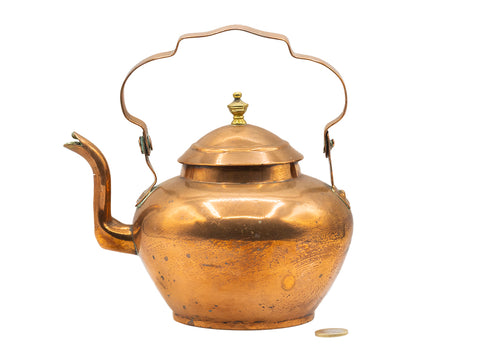 Vintage copper decorative teapot # 93152
