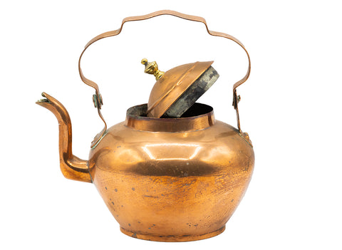 Vintage copper decorative teapot # 93152
