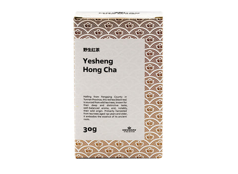 Black Tea Yesheng Hong Cha, Chinese wild red tea from Fengqing County, Yunnan Province (Red Tea), 30g