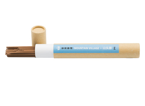 Encens naturel du village de montagne