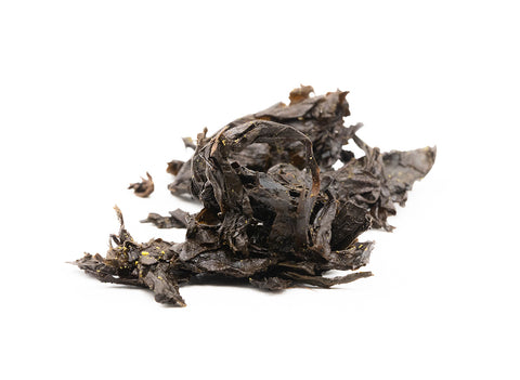 Teji Hei Shu Cha, 2018 (Jinhua, "golden flowers" Aged Moychay signature ripe dark tea from Anhua, Hunan Province, 2018), 230g brick