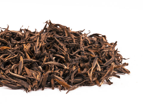 Zwarte Thee Vroege Lente Jin Junmei, Chinese thee uit Tongmu, Wuyi-gebergte, provincie Fujian (Rode Thee), 35g