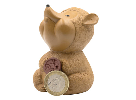 Lucky rat with the coin Teapet # 91058