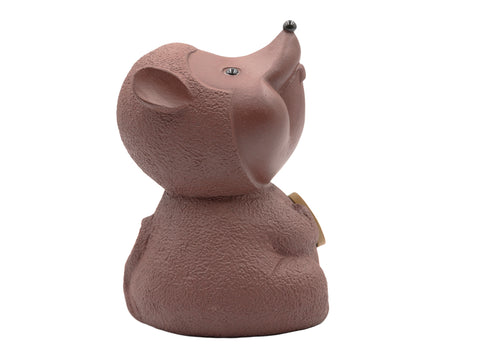 Lucky brown rat with the coin Teapet # 91065