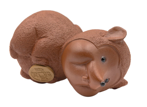 Lucky rat with the coin Teapet # 91066