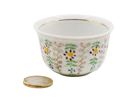 Japanse porseleinen vintage handbeschilderde theekop - jaren 70-80 # 93708