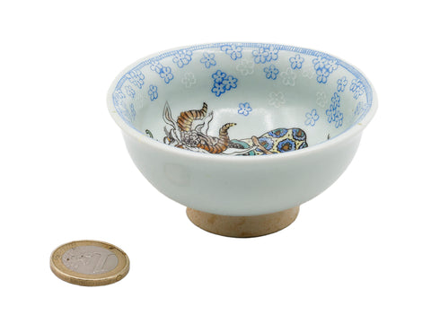 Handpainted woodfired handmade Moychay ceramics tea cup  # 93712