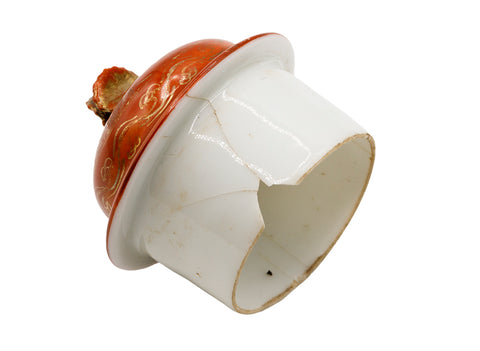 Kutani Japanse handgeschilderde porseleinen theepot #93733