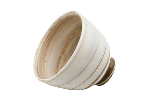 Woodfired ceramic handmade Moychay tea cup, niruyagi technique, celadon transparent glaze  # 93735