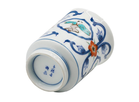 Japanse handbeschilderde porseleinen Unomi-kop # 93745