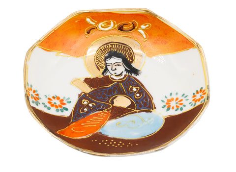 Satsuma Japanse handbeschilderde porseleinen mini-bordjes set # 93751