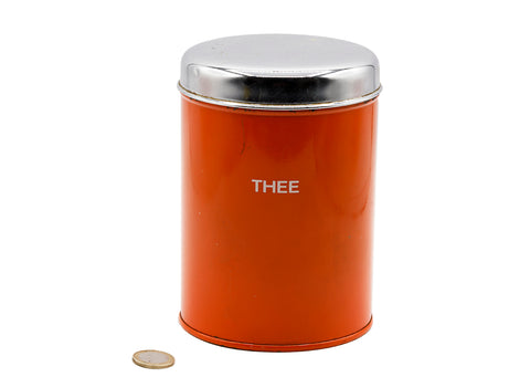 Vintage tea can, Dutch "thee" sign  # 93770