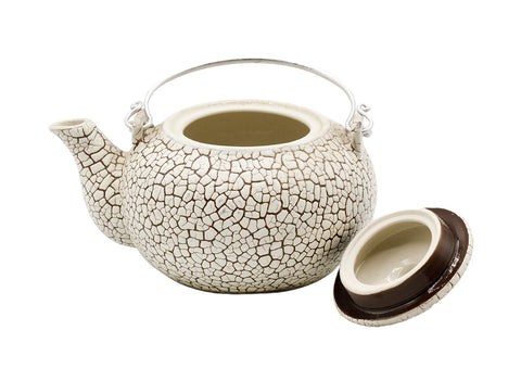 Chinese theepot met aluminium handvat # 93774