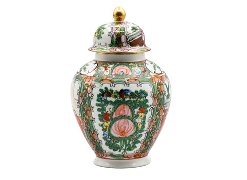 Chinese vintage hand painted tea jar  # 93782