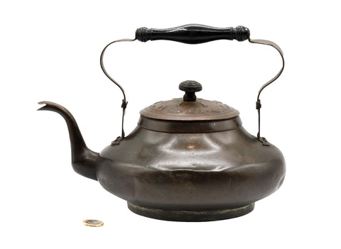 Koperen vintage theepot # 93786