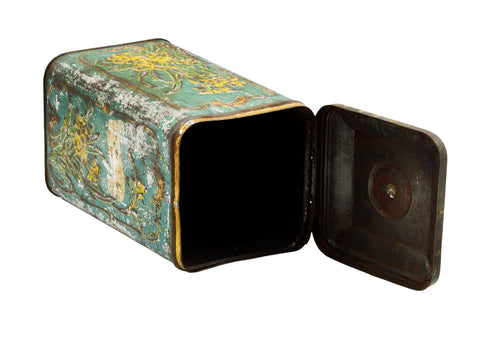 Vintage tin caddy  # 93788