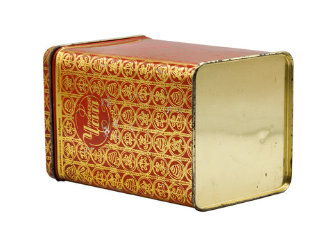 Zeldzame USSR Sovjet "Georgische thee" blikken theeblik, Tbilisi theefabriek, # 93792