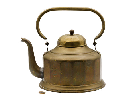 Vintage koperen theepot # 93795