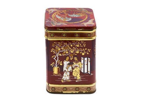 Huge vintage tin tea can  # 93796