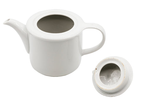 Witte porseleinen theepot, China # 93807