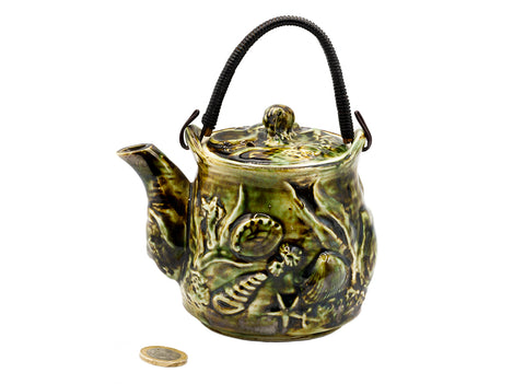 Chinese keramische theepot (kleine barst) # 93811